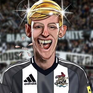 2025 Anthony Gordon Digital Caricature Print size 16ins x 12ins