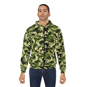 Camo unisex hoodie, casual streetwear hoodie, cadeau voor buitenliefhebbers, dagelijks gebruik, essentials herfstmode