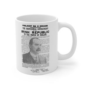 Jame&#39;s Connolly Irish Proclamation 1916 Coffee Mug, 11oz