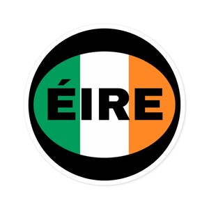 ÉIRE Round Stickers, Indoor\Outdoor