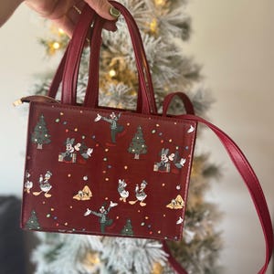 Christmas at the Park Purse – Cute Festive Holiday Bag for Theme Park Days, Christmas Gift