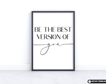 Motivational Quote Print, Inspirational Home Decor (Digital Download)