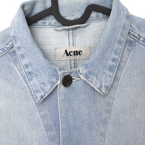 Vintage Acne Studios 2011 Mechanic Pearl Light Blue Jacket image 4