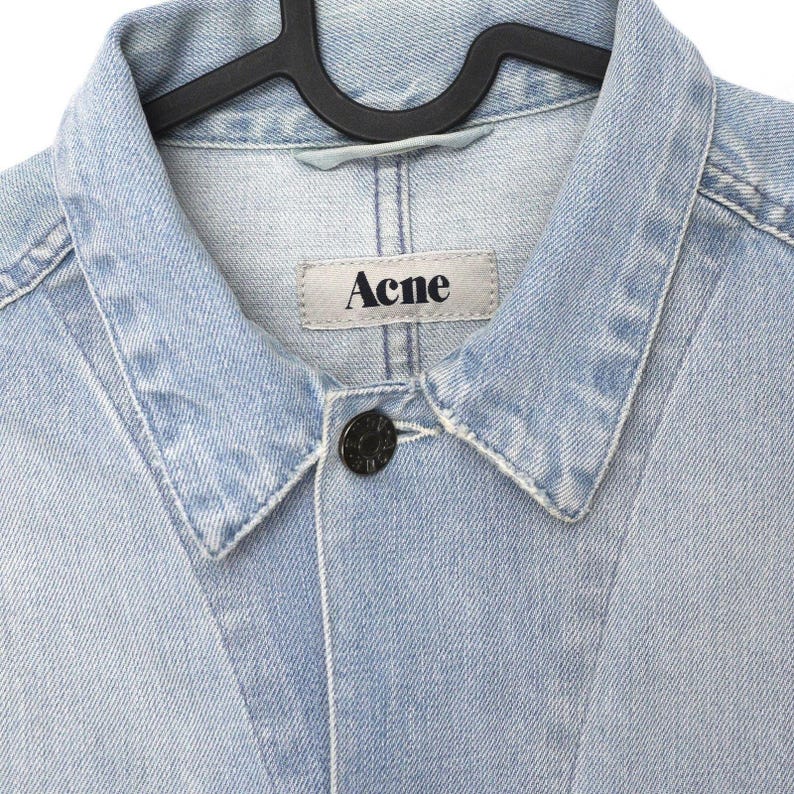 Vintage Acne Studios 2011 Mechanic Pearl Light Blue Jacket image 4