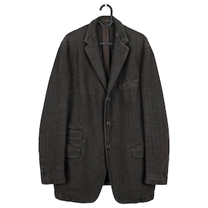 Boglioli Grant Coat Brown Herringbone Italy Blazer Jacket