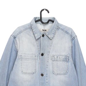 Vintage Acne Studios 2011 Mechanic Pearl Light Blue Jacket image 2