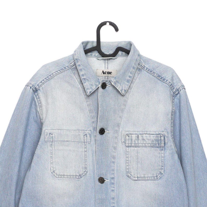Vintage Acne Studios 2011 Mechanic Pearl Light Blue Jacket image 2