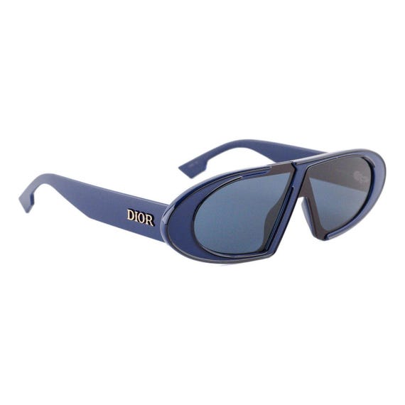Christian Dior Oblique CD Gold Logo Blue Iconic Sunglasses - Etsy