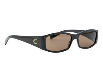 Vintage Gucci GG 2523 Tom Ford Era Logo Italy Y2K Sunglasses