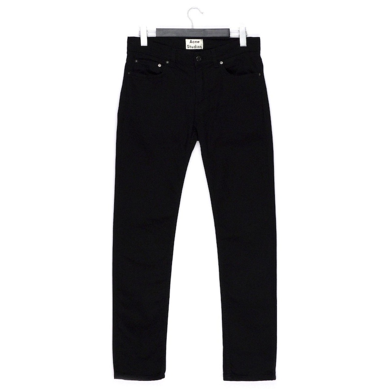 Acne Studios - Jean noir Ace Stay Cash en denim image 1