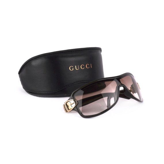 Gucci Eyewear ヴィンテージ グッチ サングラス ベルトバックル Vintage Gucci Belt GG Gold Logo Sunglasses - Etsy