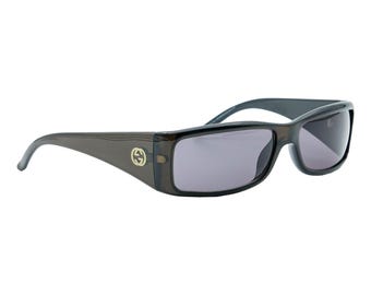 Vintage Gucci GG 2493 Rectangular Optyl Logo Sunglasses