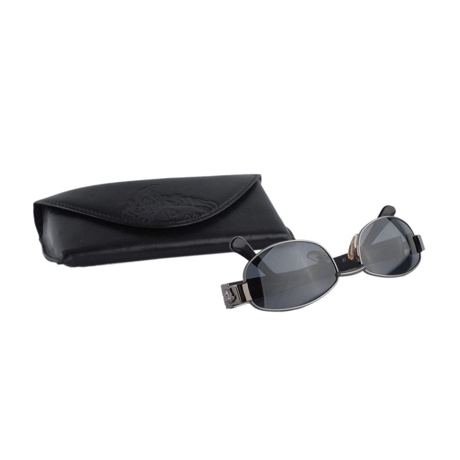 Gianni Versace 1996 MOD. X36 Medusa Gunmetal Logo Sunglasses - Etsy