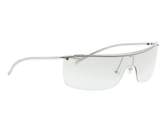 Gucci GG 1719 Tom Ford Era Rimless Shield Logo Sunglasses
