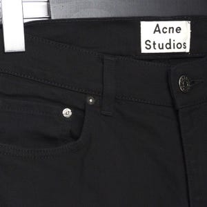 Acne Studios - Jean noir Ace Stay Cash en denim image 5