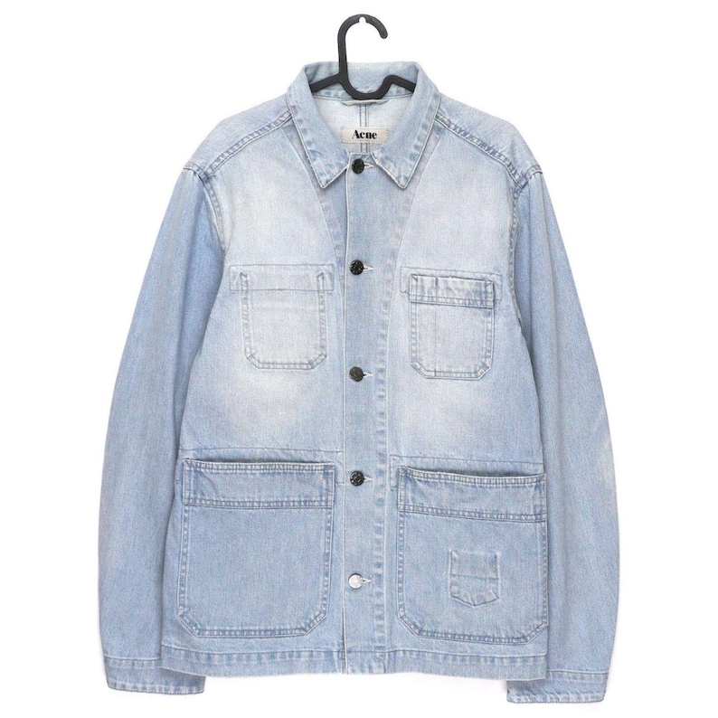 Vintage Acne Studios 2011 Mechanic Pearl Light Blue Jacket image 1