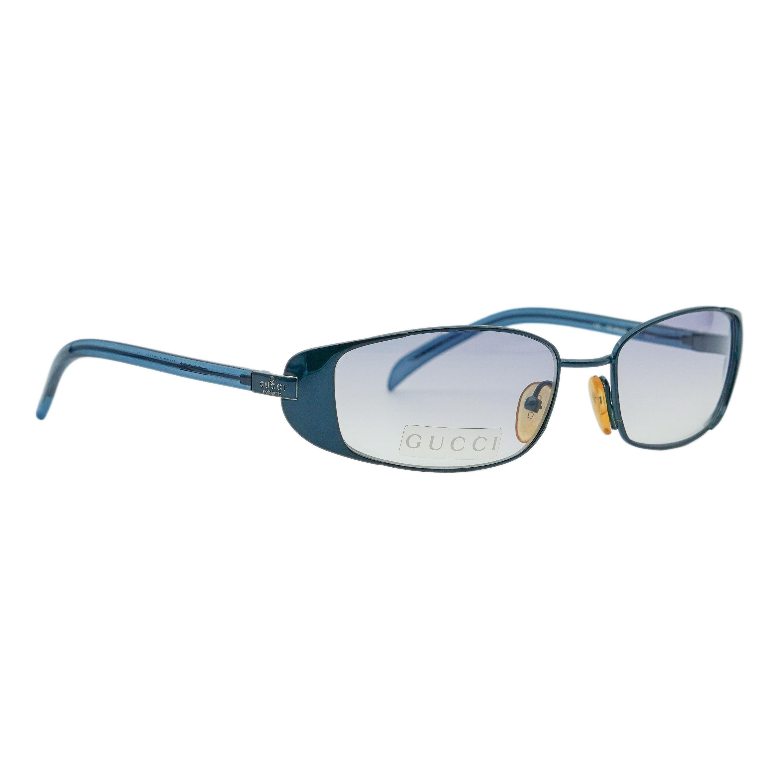Gucci Vintage Blue Sunglasses - Etsy Canada