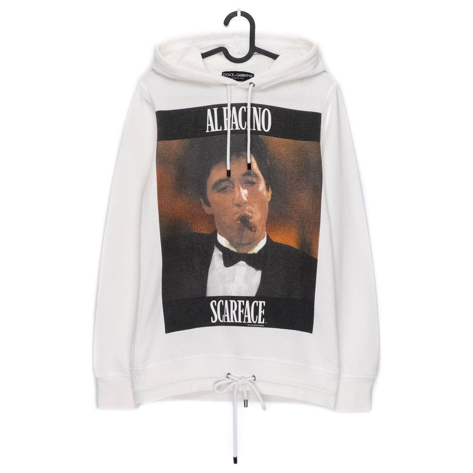 Vintage Dolce Gabbana Scarface White Sweatshirt Hoodie - Etsy 