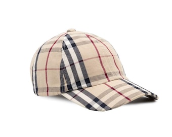 Vintage Burberry London Hat Nova Check Logo Steel - Etsy
