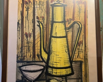 ベルナール・ビュフェ作『道化師ジョジョ』、リトグラフ 1952-1966年