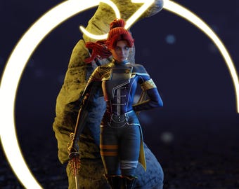 Maelle from Clair Obscure Expedition 33 Fan Art