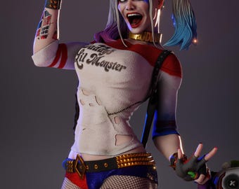 Harley Quinn 2 Versions Fan Art