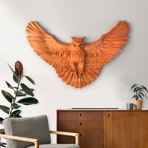 Owls Wood Home Decor - Etsy