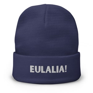 Eulalia Embroidered Beanie
