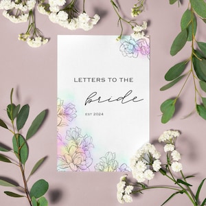 Cartas a la novia Diario de tapa dura, futura novia, regalos del día de la boda, regalos para ella, regalo nupcial, libro personalizado, querida novia, boda