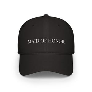 Casquette de demoiselle d'honneur, cadeau de demoiselle d'honneur, cadeau de fête de mariage, chapeau de tribu de mariée, douche nuptiale, chapeau de fête de mariage, accessoires de mariage
