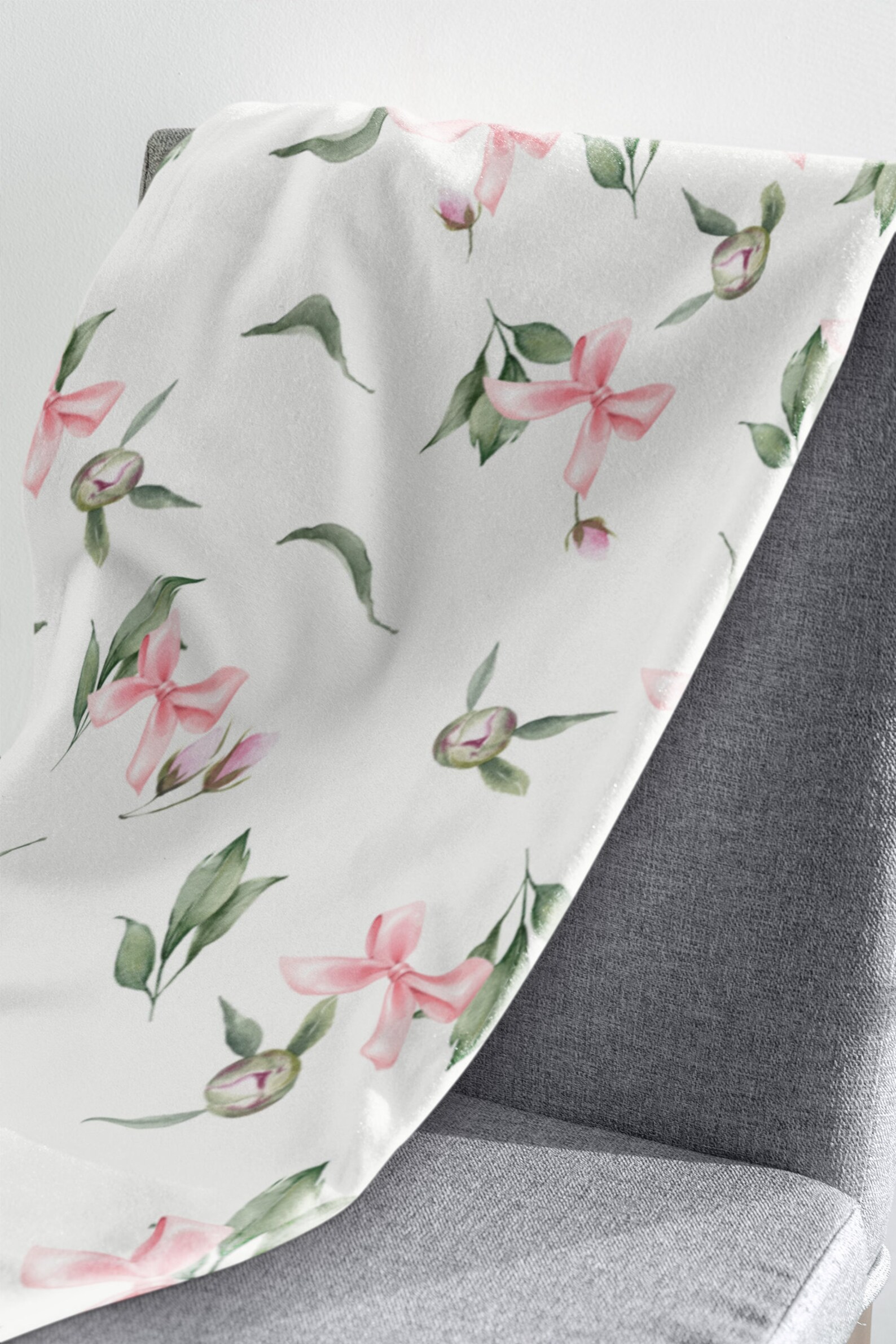 Spring Coquette Bows Blanket main image 1