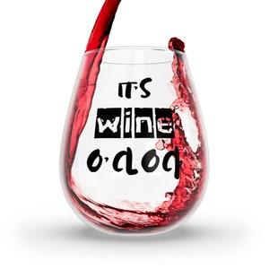 Su vino en punto, copa de vino sin tallo, copa de vino divertida, regalo amante del vino, regalos para ella, regalo sarcástico, regalo del día de San Valentín, favor de fiesta