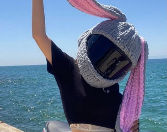 Bunny Ear Model Helmet Cover,Motorcycle Helmet Cover ,Motorcycle Helmet Protector,Motorcycle Helmet Cover,Unisex mask