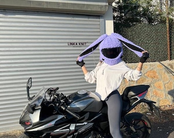 Bunny Ear Model Helmet Cover,Motorcycle Helmet Cover ,Motorcycle Helmet Protector,Motorcycle Helmet Cover,Unisex mask