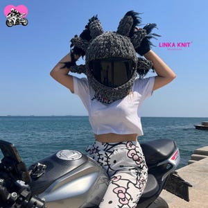 Axolotl Helmet Cover,Motorcycle Helmet Cover ,Motorcycle Helmet Protector,Motorcycle Helmet Cover,Unısex Mask