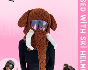 Mammoth Ski Mask & Balaclava, Mammoth Handmade Ski Mask,Ski Helmet Mask,Helmet Protector, Balaclava With Helmet, Custom Balaclava