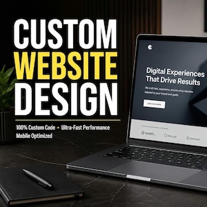 Custom Website Design: 100% Custom Code, Ultra-Fast Performance, Responsive Small Business Web Development
