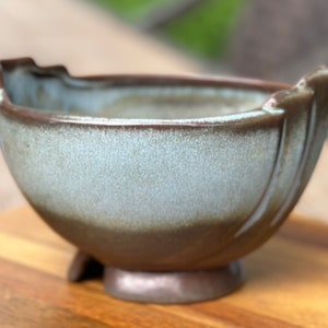 Vintage FRANKOMA Pottery Mint Bowl Art Deco Style #35