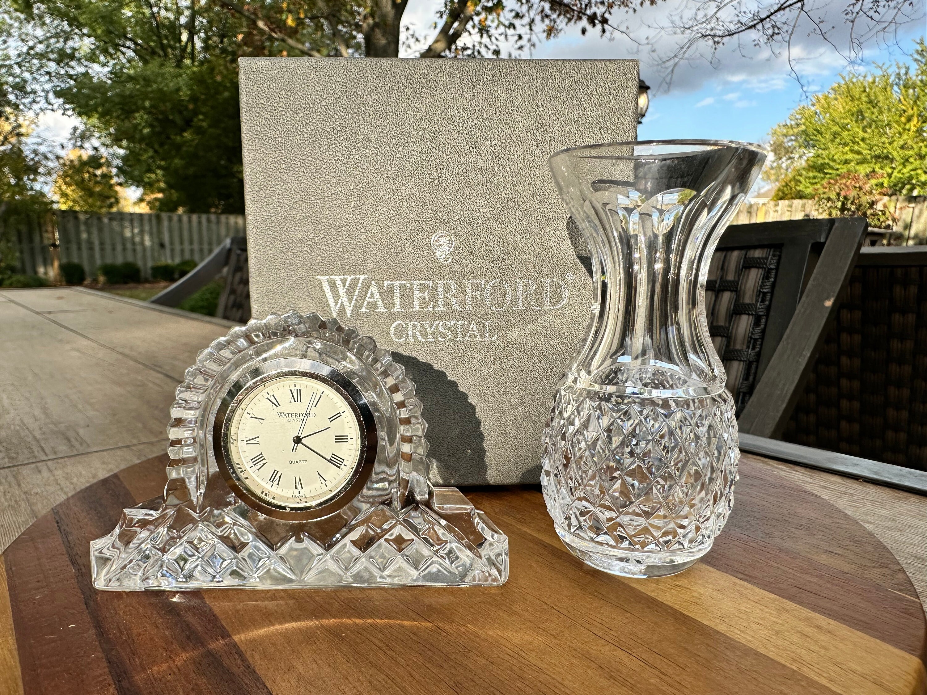 Waterford Clock Face Insert, Medium Round, Roman Numerals | Crystal