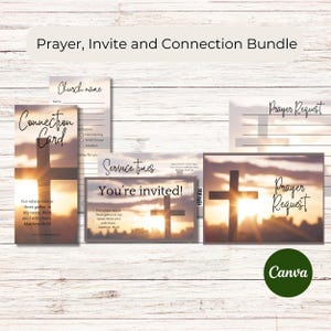 Church Invitation Business Card, You&#39;re Invited To Our Church Card, Church Welcome Card, Church Info Card, Editable Template, Christ Card