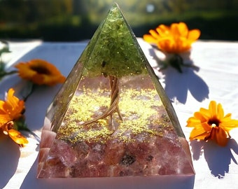 Orgonit Kristall Pyramide: Chakra Energie Heilung Wohnkultur