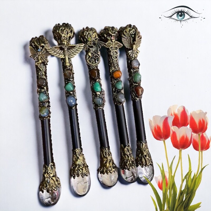 Holz Wahrsagebecher Set - Mystische Divination & Coole Deko