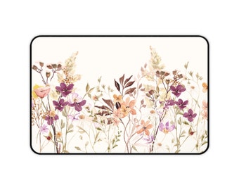 Alfombrilla de escritorio, Alfombrilla de escritorio floral, Alfombrilla de ratón, Almohadilla de escritorio de flores, Alfombrilla de escritorio linda, Alfombrilla de ratón linda, Regalo de secretaria, Accesorios de oficina, Estética de escritorio