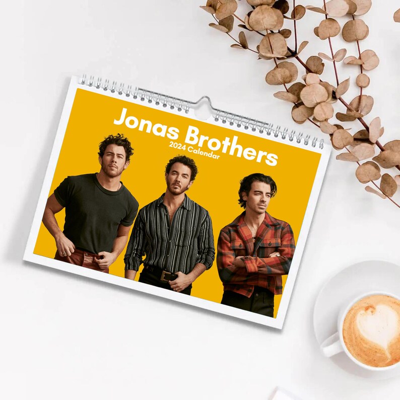 Jonas Brothers Calendar 2024 Celebrity Wall Calendar Jonas - Etsy