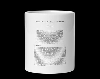 Bitcoin Paper Mug