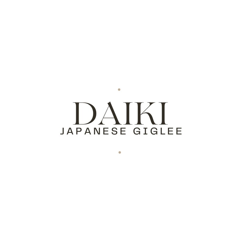 May include: A logo for a business called "Daiki Japanese Giclee".