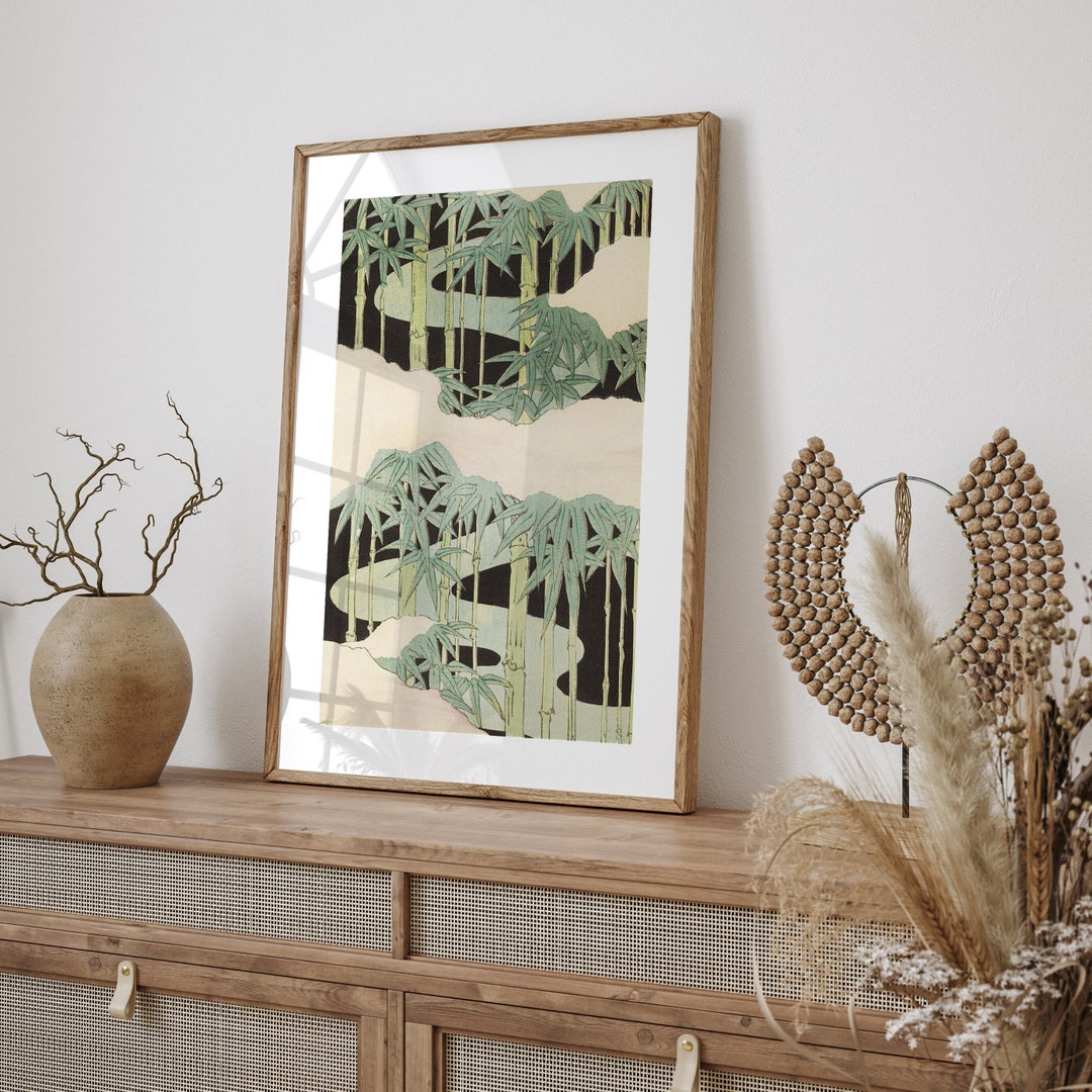 Vintage Japanese Wall Art Asian Wall Art Antique Japanese Etsy