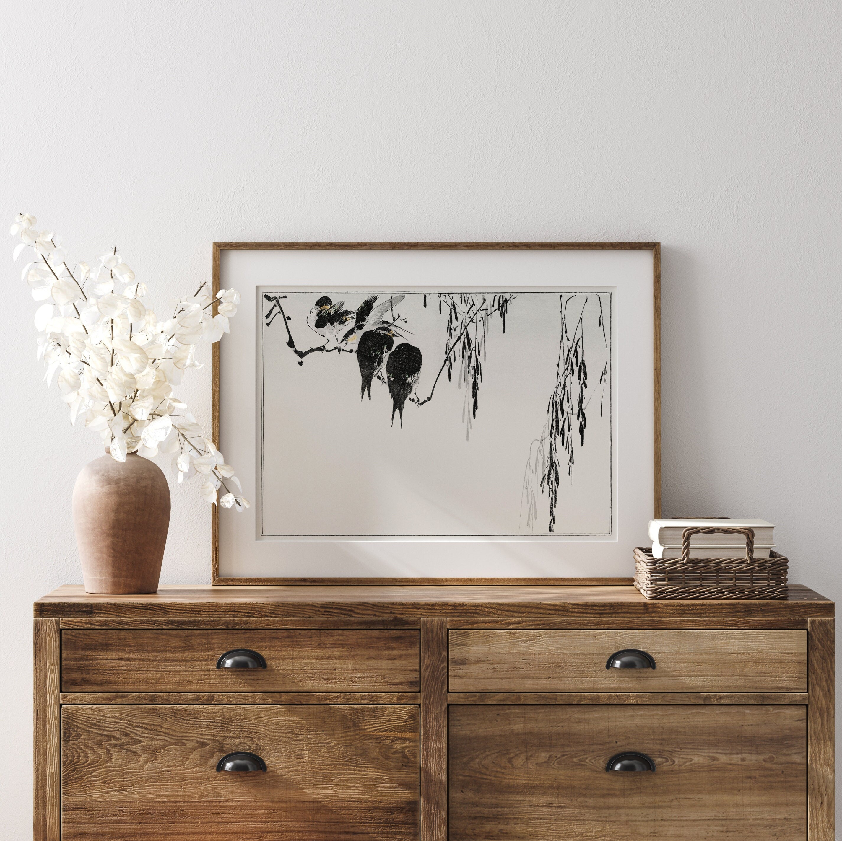 Japanese Art Print Set of 2 Prints Japanese Wall Art Living Room Decor