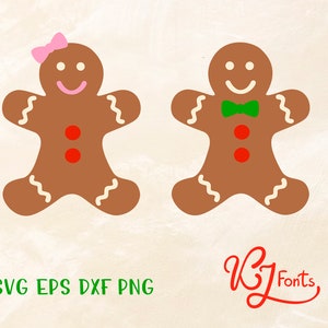 Gingerbread SVG - Gingerbread cricut - Christmas svg - Candy svg - Gingerman cut file - Cookie svg