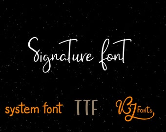 KJFonts - Etsy